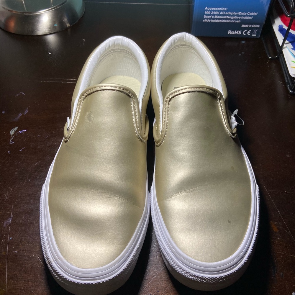gold vans